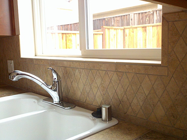 Tiling, Sink Installation