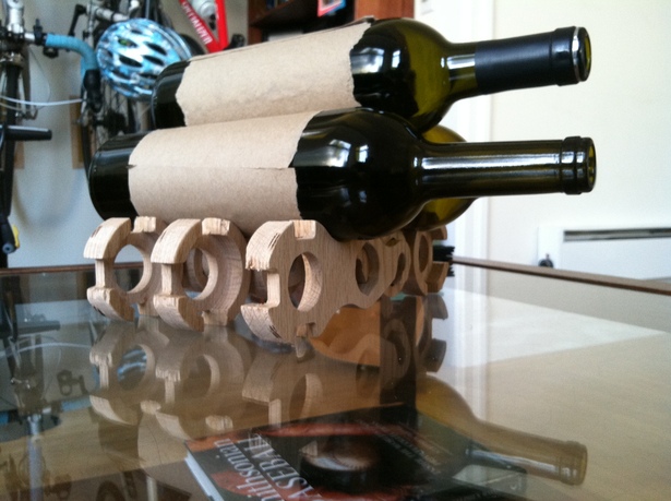 storage combination with small batch of wine