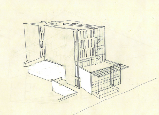 Concept Sketch: view from 158th Street
