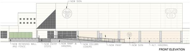 Elevation concept for the Club to display to its members