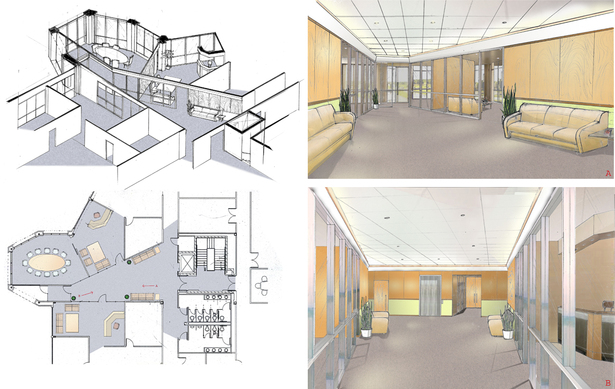 Office Interior - Hand