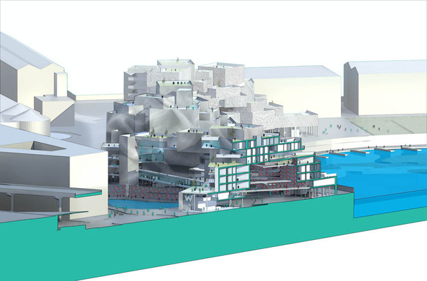 Section Perspective through hotel