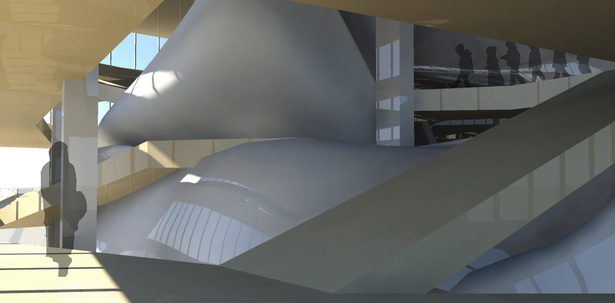 Gallery circulation space