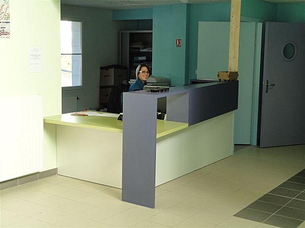 Desk on site