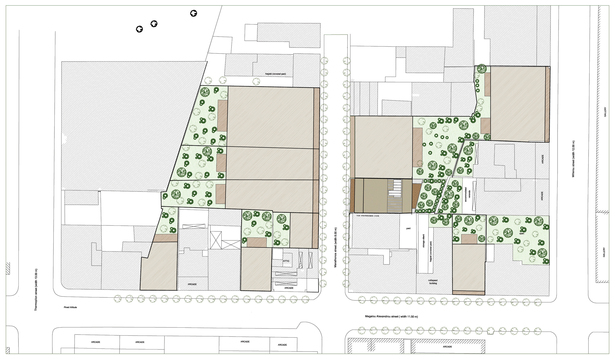 final plans and sections of the project