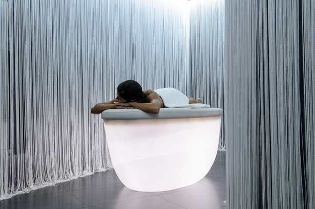 Spa therapy room