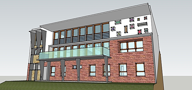 West elevation
