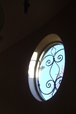 custom iron window