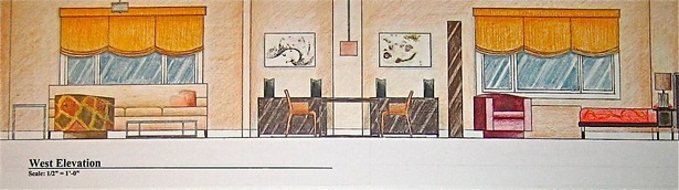 Davis Residence - West Elevation