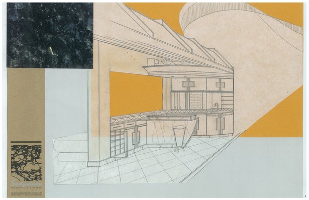 Penthouse Addition | Interior Hand-Sketch