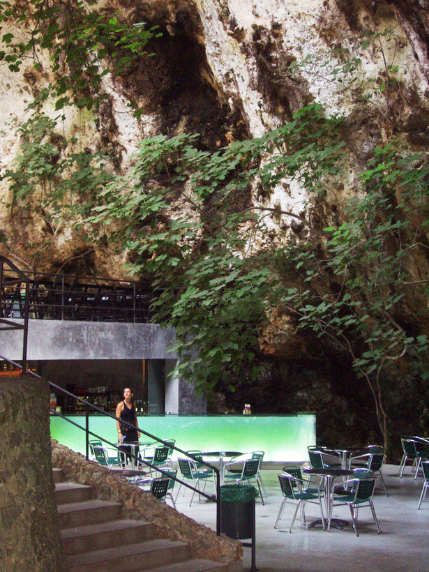 Bar in the Caves of Porto Cristo. Majorca by A2arquitectos