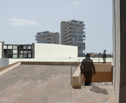View from Moneo building
