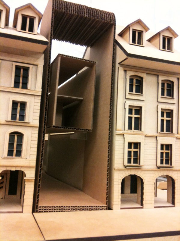 Model_Rough Sketch Model Market Entrance with Museum Level Framed Like Picture For Rememberance.