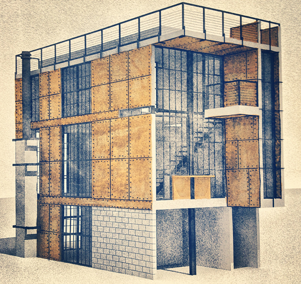 hand drawing render