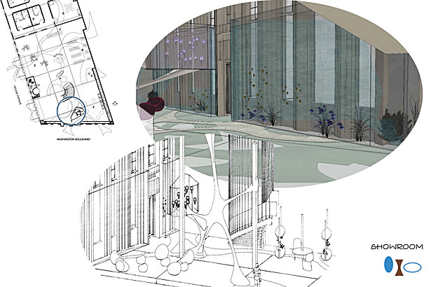 Interior Aquarium Showroom