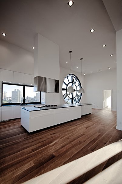 GLAM Kitchen - countertop in grey 45-degree edged Pietra Cardosa Italian stone