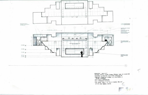 Westmont College Winter Hall Lecture Hall Sketch
