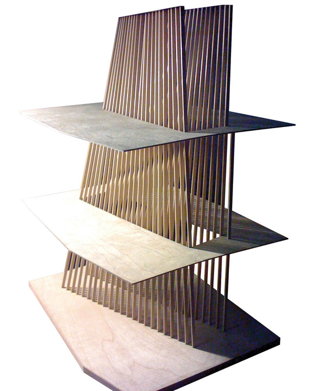 Stair detail model perspective
