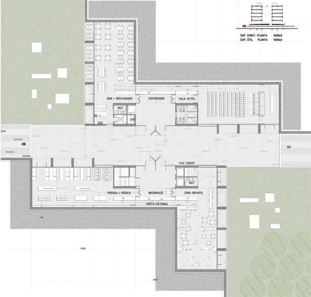 Biblioteca Sant Cugat_planta soterrani
