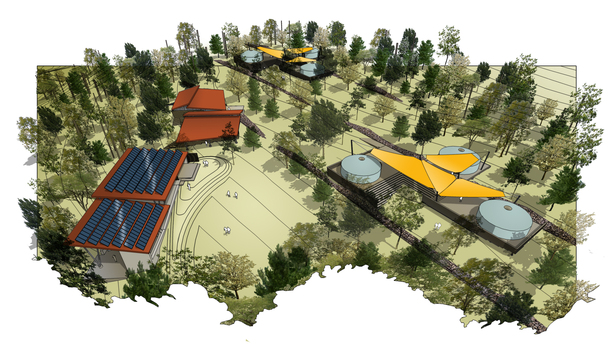 Architectural rendering of 