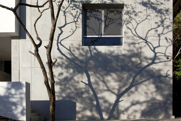 shadows on facade