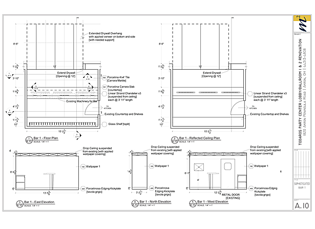 Bar Plans/Elevations