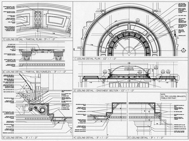 Personally designed and developed the construction details for the installation of the glass dome of the residence entry, immediately followed by the realization on site of the project.