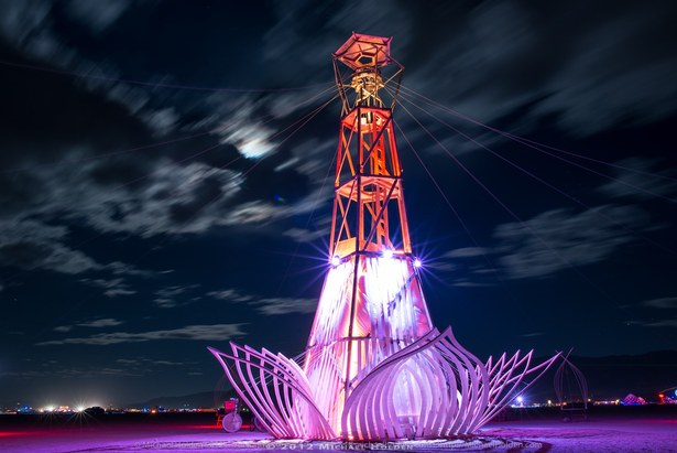 This was the final piece at burning man with a focus on my design for the tower.