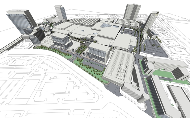 Overall proposed site perspective