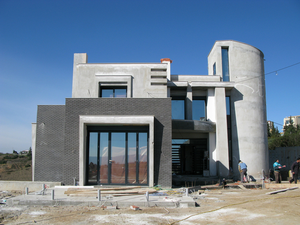 during the construction