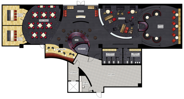 Tapas Armada Rendered Floor Plan.