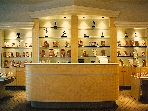 Arenta a silver store in Houston's Galleria district.