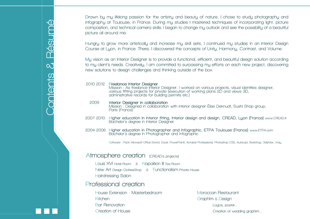 Resume & Contents