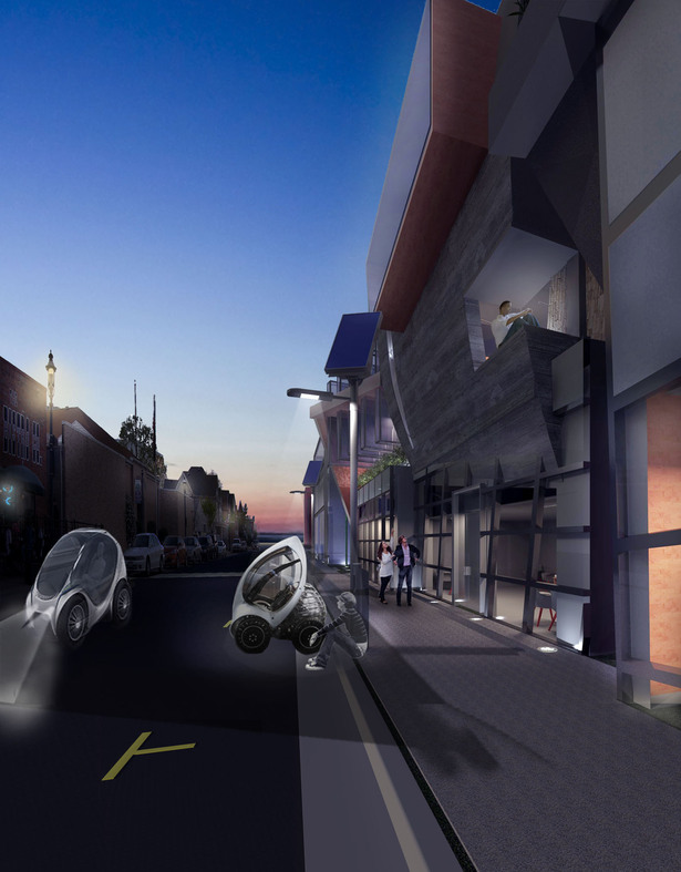 Street view of project