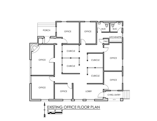 Existing Office Floor Plan