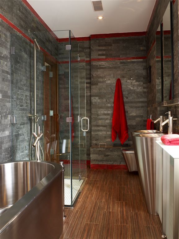 Award winning Ceramics of Italy Competition master bathroom