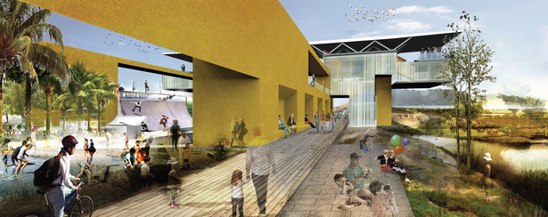 Public Space: Ecological Wetland, Bird Observatory