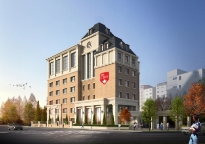 building exterior.