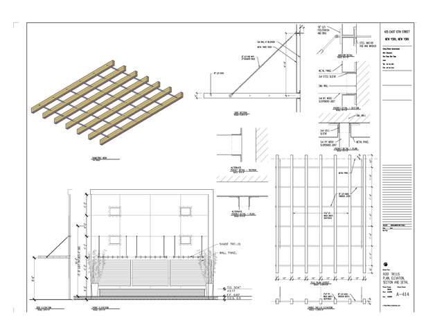 Trellis/Brise Soleil at Rooftop