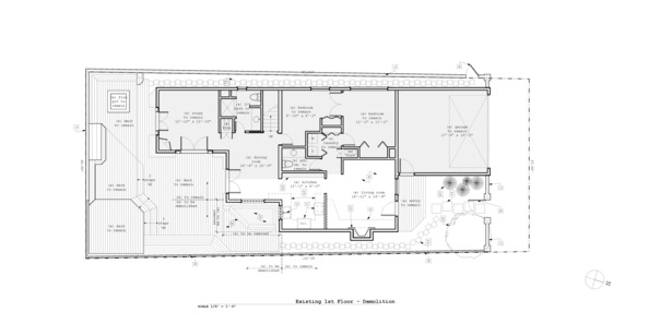 Proposed First Floor Demolition Plan