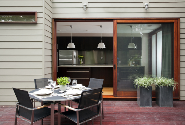 View of Kitchen from Terrace