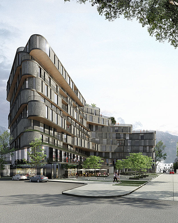 Exterior View - Illustration by rojkind arquitectos©