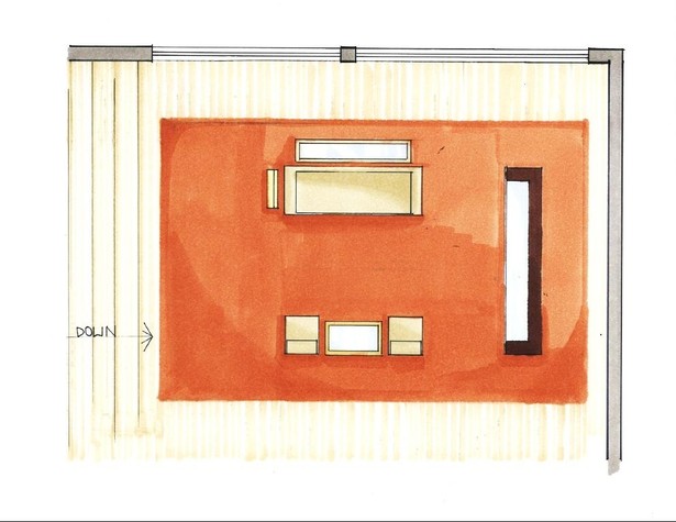 Interior inspired by Frank Gehry