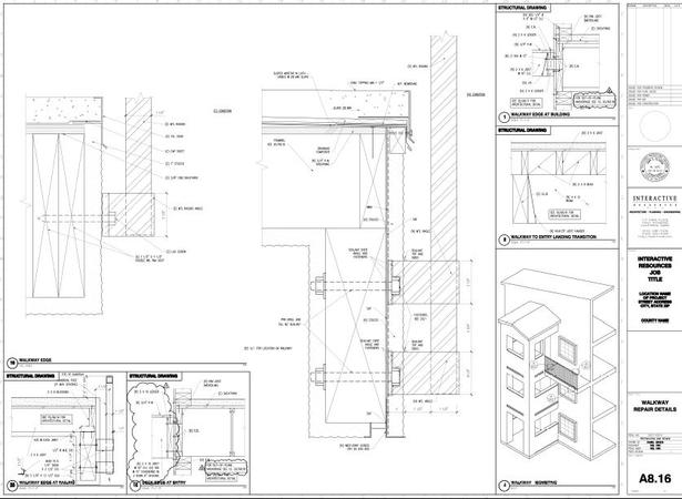Construction drawings built