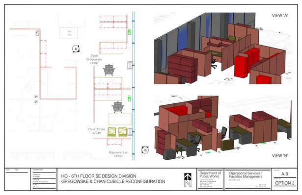 6th Floor Cubicle Reconfiguration