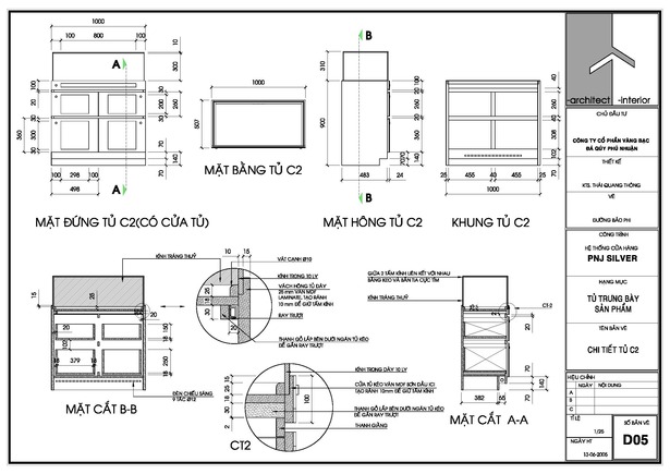 Cabinet details