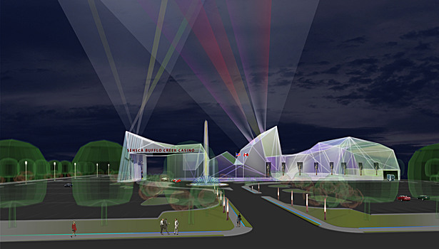 Concept Designer/LHFA collaborated with EiTeam; 54k sq.ft.; 9 acres of site area, 760 slot machines, 30 table games, restaurants, bars, coffee, etc.