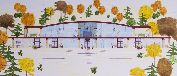 Front View Elevation of OCHH 