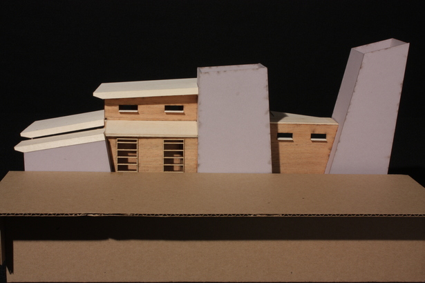 Conceptual Sectional Model - Exterior View