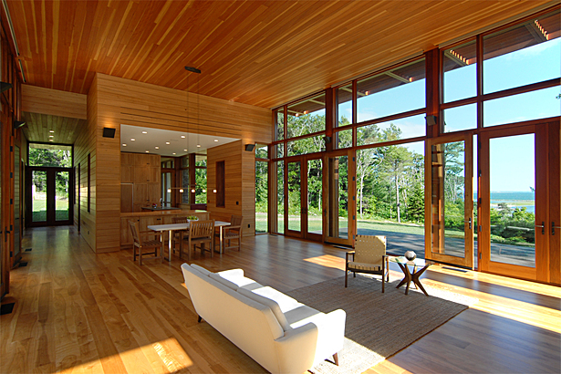 living room toward kitchen